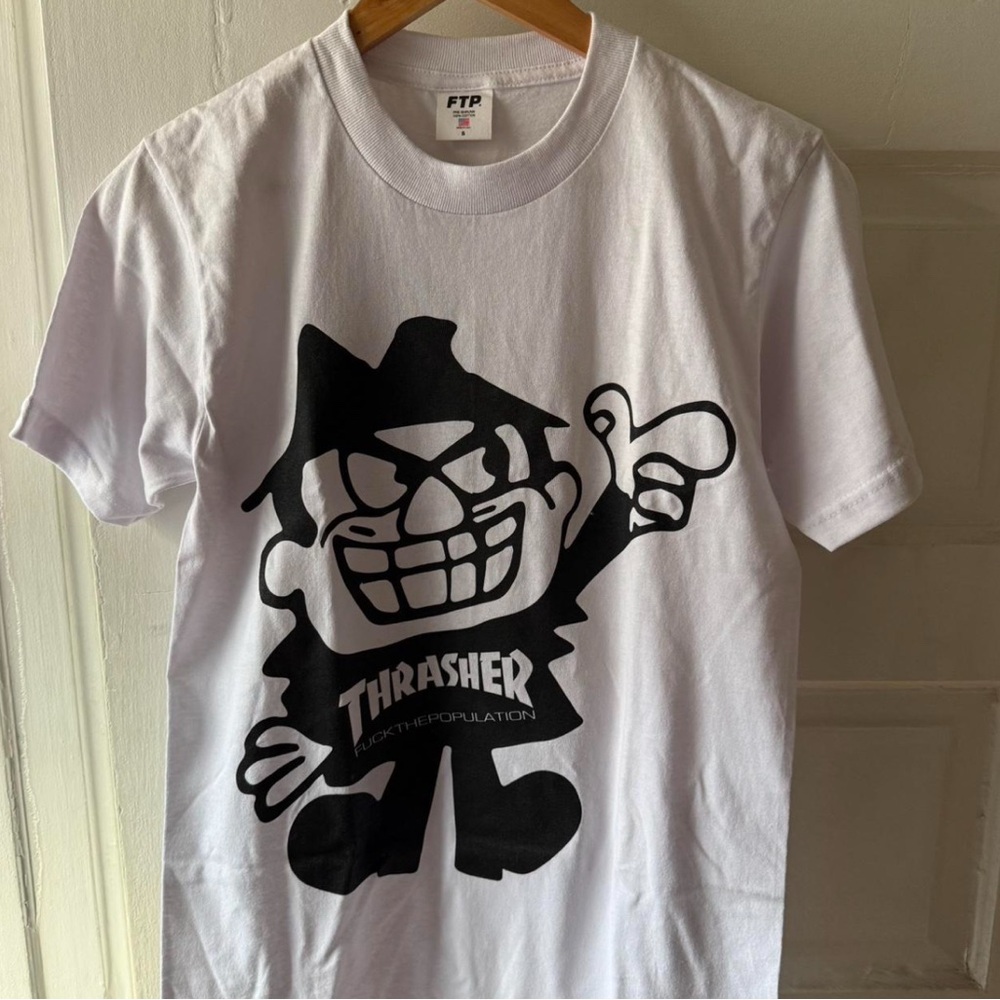 FTP White Cotton T-Shirt